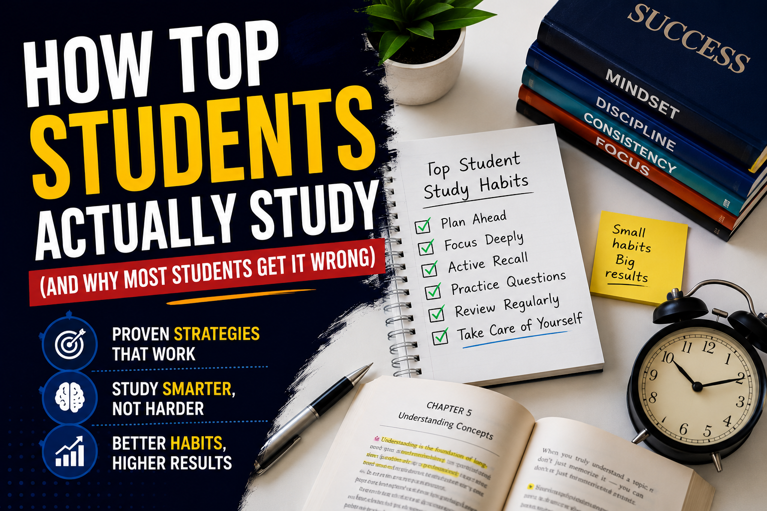 How Top Students Actually Study (And Why Most Students Get It Wrong)