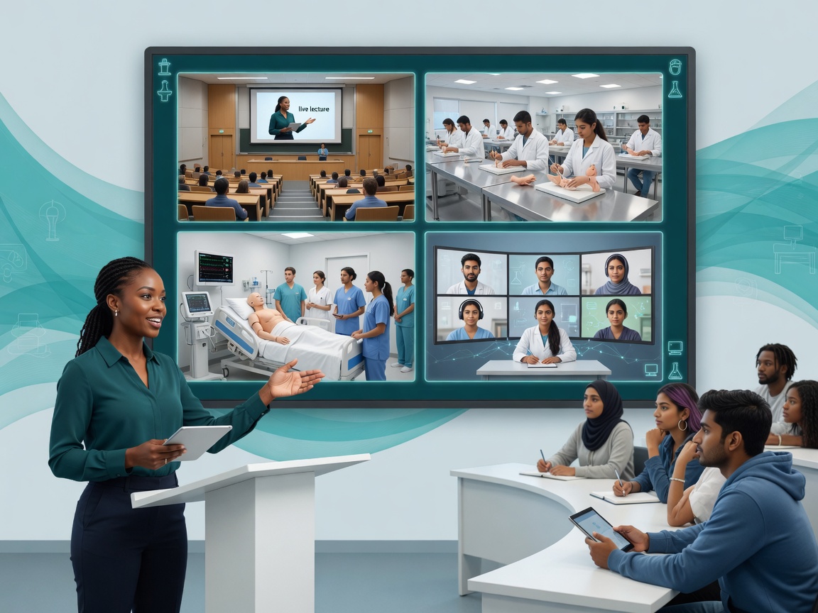 Managing Lectures, Skills Laboratories, Simulation and Virtual Classrooms