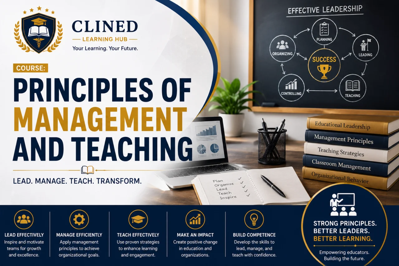 PRINCIPLES OF MANAGEMENT AND TEACHING