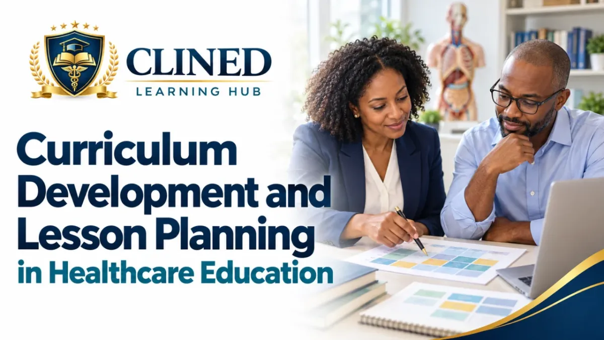 CURRICULUM DEVELOPMENT AND LESSON PLANNING IN HEALTHCARE EDUCATION
