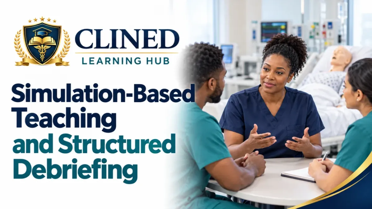 SIMULATION-BASED TEACHING AND STRUCTURED DEBREIFING